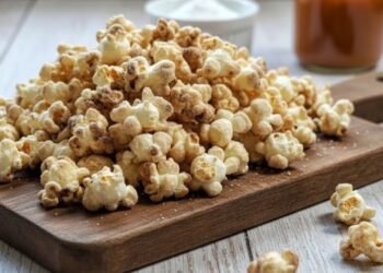 Como fazer pipoca caramelizada com leite ninho que derrete na boca