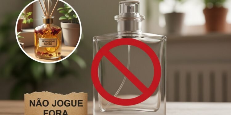 Aprenda a fazer um difusor caseiro com frascos de perfume e essências aromáticas