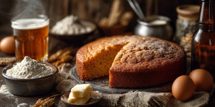 Receita de bolo com cerveja que fica fofinha e surpreende no sabor