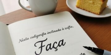Letra inclinada para a esquerda revela traços profundos da personalidade