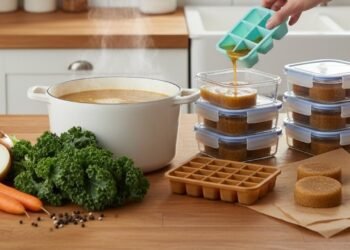 Chef ensina truque para congelar caldo e manter o sabor perfeito