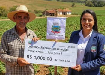 Produtor rural recebe R$ 4 mil de compensação oficial do município