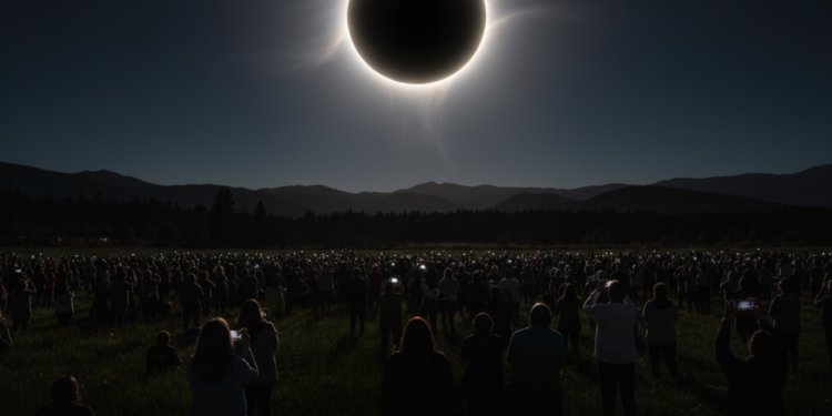 O mais longo eclipse solar do ano - Será 6 minutos no escuro