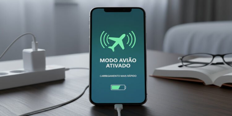 Use o celular no modo avião ao carregar