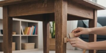 Como consertar uma mesa com perna bambam em 5 minutos com esse truque caseiro