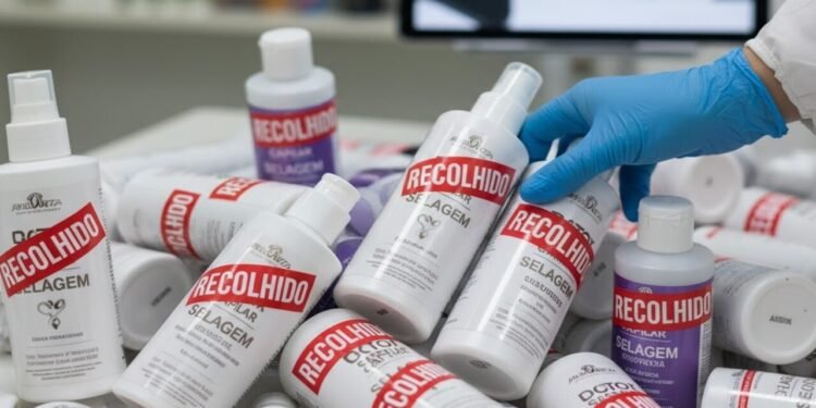 Produtos são recolhidos por determinação da Anvisa