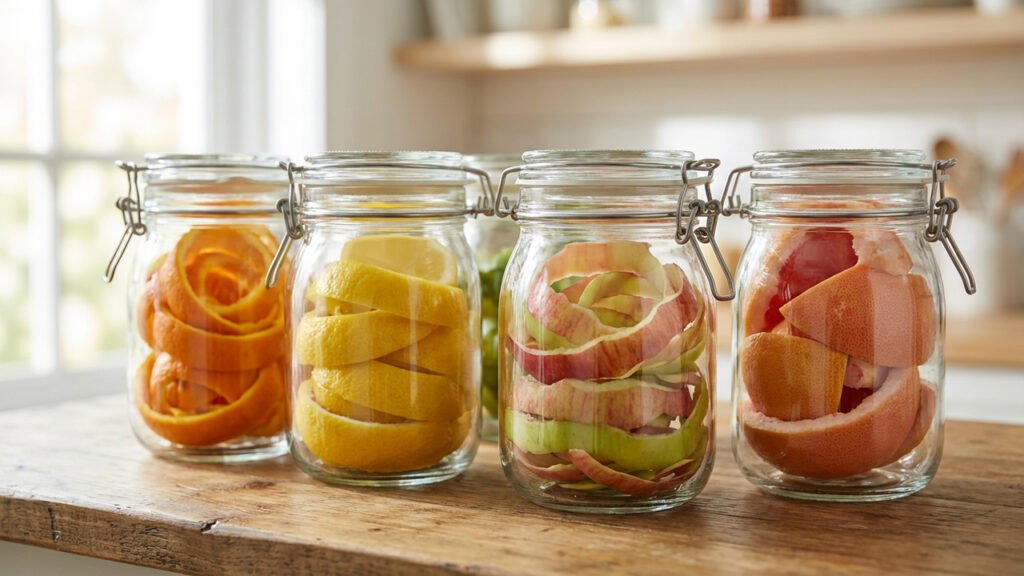 Depois que aprendi a reaproveitar cascas de frutas, nunca mais comprei desinfetante 