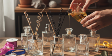 Recicle aqueles frascos de perfume que você tem guardados e transforme-os nesta ideia genial