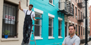 Lei da Propriedade Horizontal confirma que um vizinho não pode alterar a cor da fachada sem autorização e ser obrigado a arcar com os custos