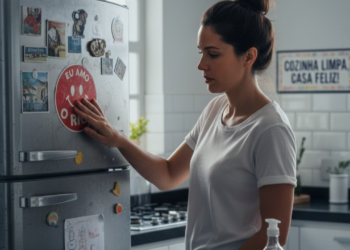 Se sua geladeira estiver cheia de adesivos e marcas pegajosas, mostraremos como removê-los com alguns truques simples