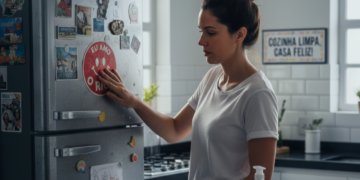 Se sua geladeira estiver cheia de adesivos e marcas pegajosas, mostraremos como removê-los com alguns truques simples