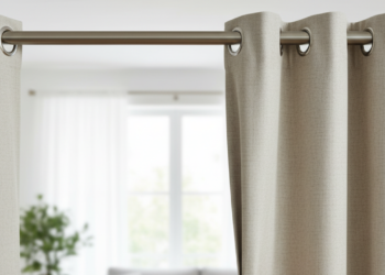 Ajustei minhas cortinas de um jeito diferente e fez minha casa parecer outra em questão de minutos