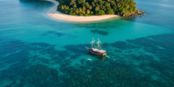 O paraíso existe e fica aqui no Brasil, a praia de águas turquesa que parece saída das Maldivas