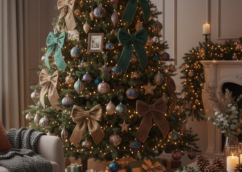 Arrase na decoração do Natal com essas dicas de tendências para cores, texturas e luzes