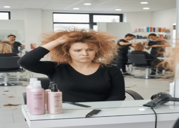 Saí do salão esperando cachos de revista e encontrei fios rebeldes e opacos