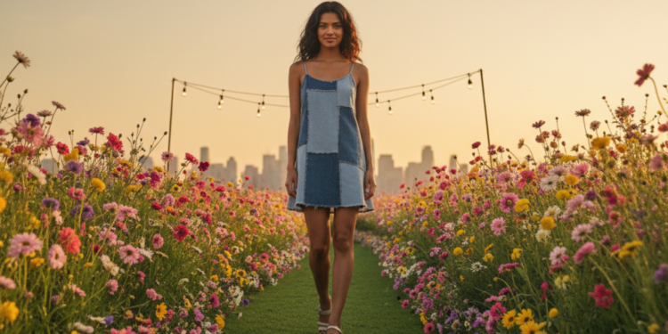 Transforme jeans antigos em vestidos modernos e cheios de estilo