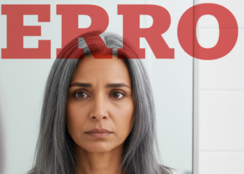 Você pode parecer 10 anos mais velha por causa deste erro, especialmente após os 45 anos