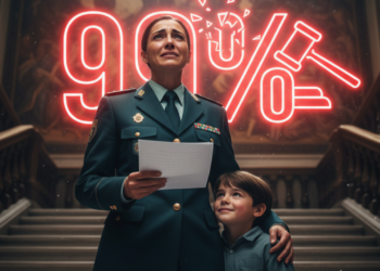 Uma agente da Guarda Civil obteve uma ordem judicial que lhe permite trabalhar apenas 1% de sua jornada normal, após três anos de serviço