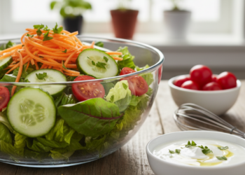 A salada que vai facilitar seu dia a dia, fácil e deliciosa