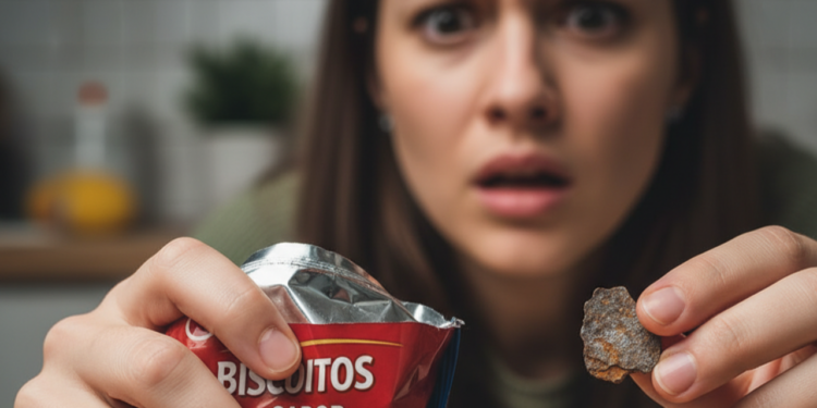 O susto que virou alerta para quem compra biscoitos