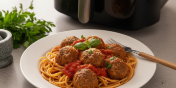 Um ingrediente simples transforma suas almôndegas na AirFryer