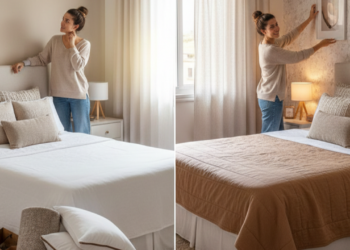 Transformação do quarto sem reforma: os itens baratos que fazem diferença, veja esse antes e depois