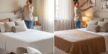 Transformação do quarto sem reforma: os itens baratos que fazem diferença, veja esse antes e depois