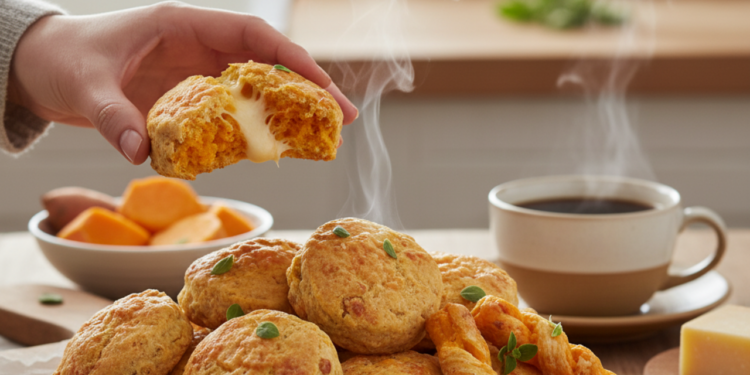 O melhor biscoito de queijo com batata-doce que você vai provar
