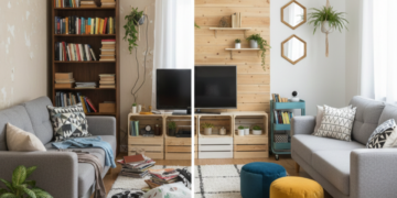 Deixe a parede da sua sala mais bonita para o fim de ano, sem ter que gastar rios de dinheiro