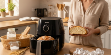 Air fryer é uma opção prática e saudável para fazer pão