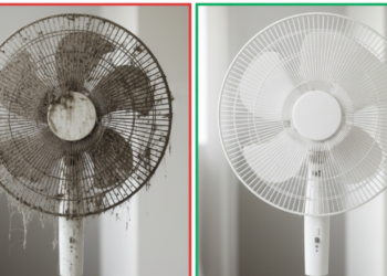 Aprenda a limpar a poeira do seu ventilador em minutos com um truque caseiro sem o danificar