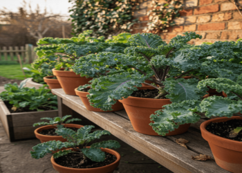 Como plantar couve em vasos e colher folhas sempre frescas em casa
