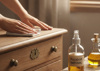 Com apenas 2 ingredientes da sua cozinha, veja como dar brilho aos móveis de madeira