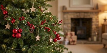 Quer um Natal mais elegante e acolhedor? Essa guirlanda natural é a escolha perfeita