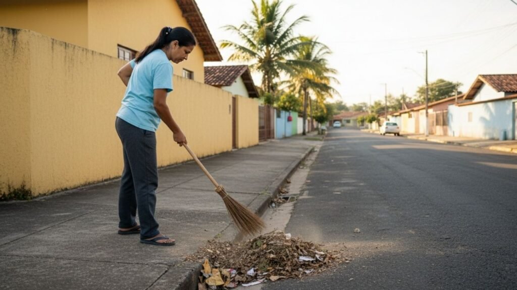 Multa por varrer a calçada? Achei que era piada até receber a notificação