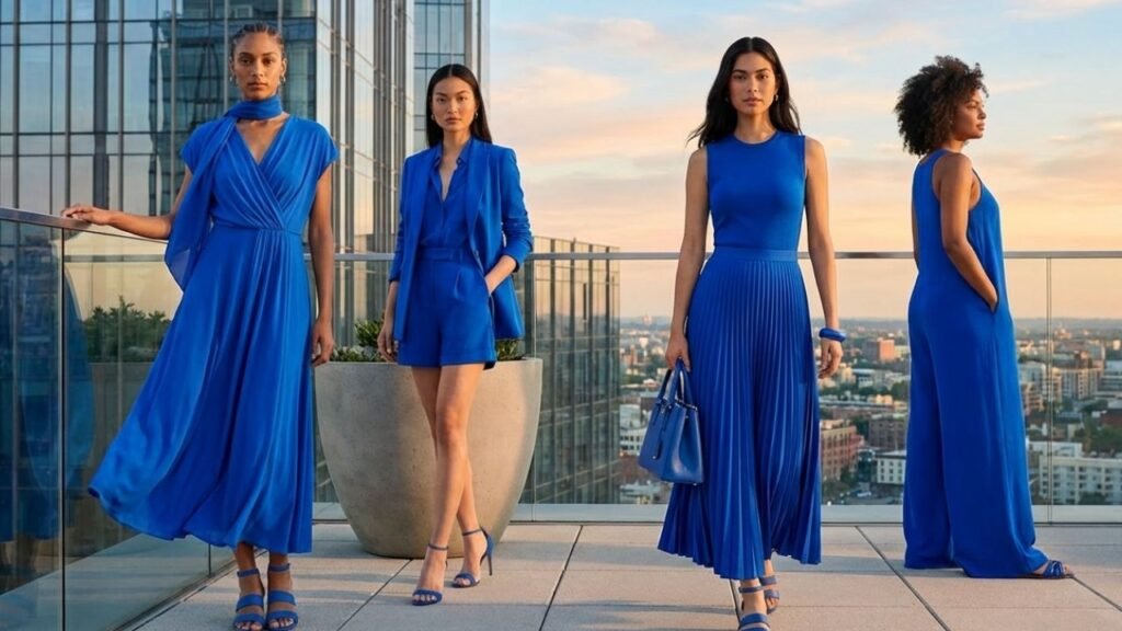 O azul que conquistou as ruas e promete invadir seu armário nesse verão