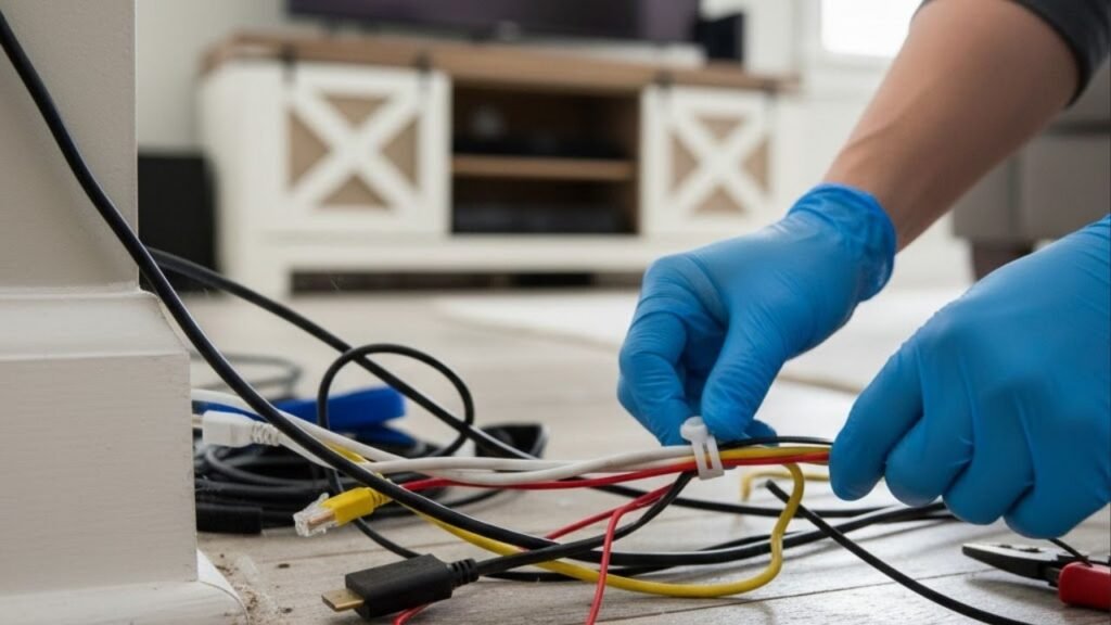 Como fazer o organizador que eliminou todos os fios da minha sala sem quebrar nada