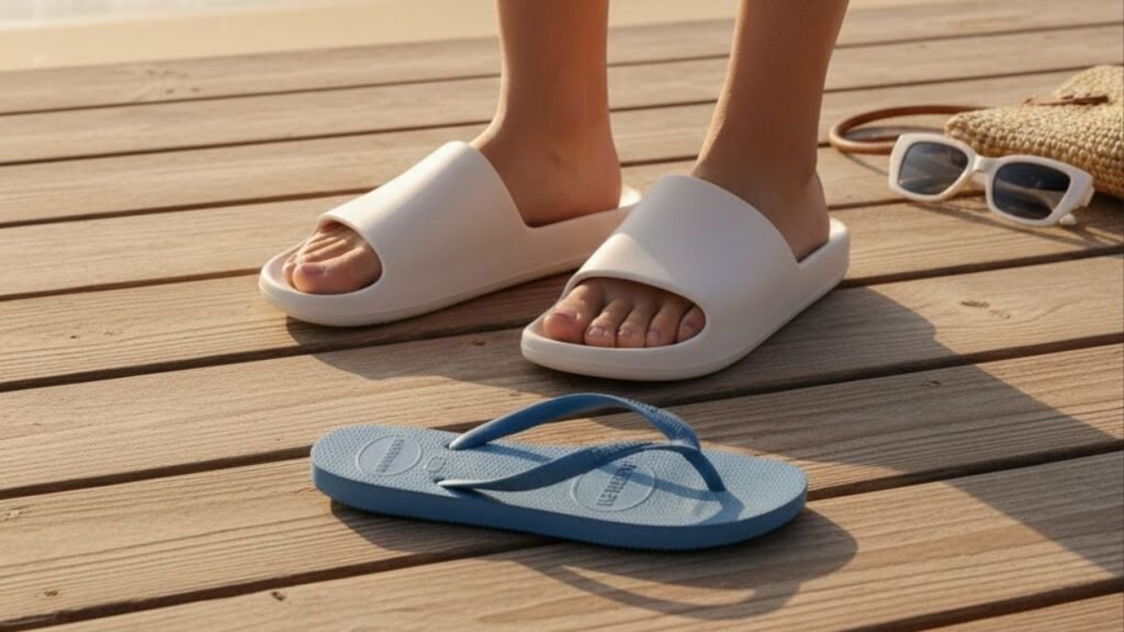 O chinelo minimalista que está desbancando o Havaianas no verão 2026