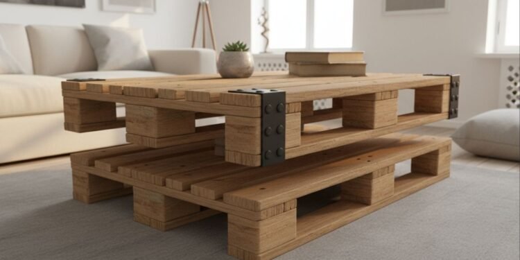 Como reaproveitar pallet usado e transformar em uma linda mesinha rústica