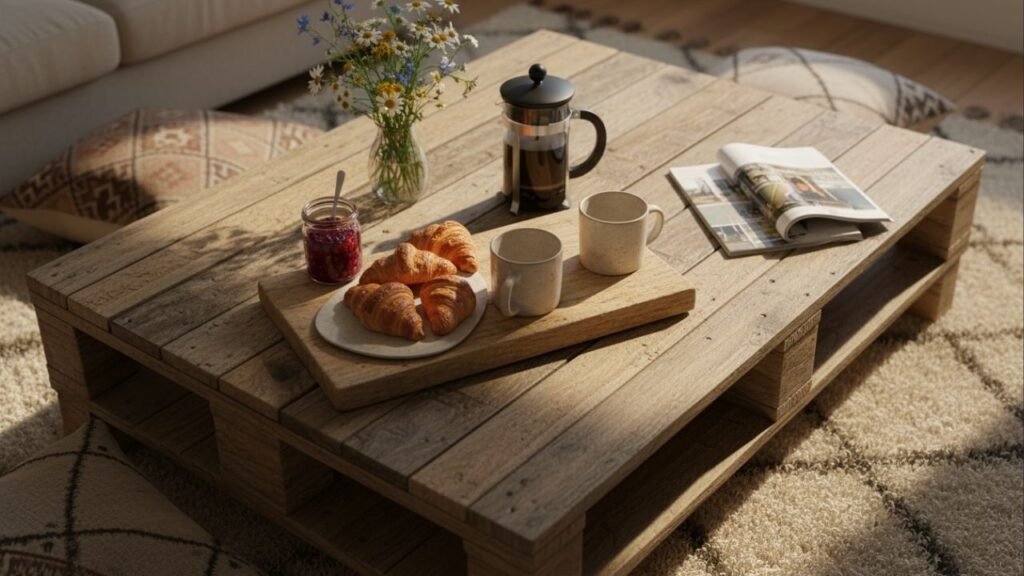 Como reaproveitar pallet usado e transformar em uma linda mesinha rústica