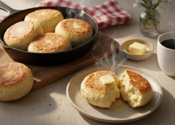 Pão de frigideira simples e rápido para garantir um café da manhã quentinho