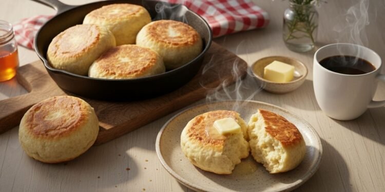 Pão de frigideira simples e rápido para garantir um café da manhã quentinho