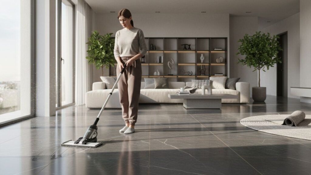 Como limpar piso de porcelanato da maneira correta e manter o brilho durante anos