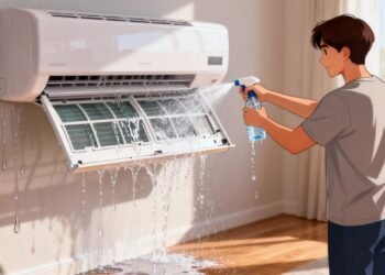 Usei água na parte errada do ar-condicionado e acabei com um prejuízo enorme