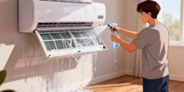 Usei água na parte errada do ar-condicionado e acabei com um prejuízo enorme