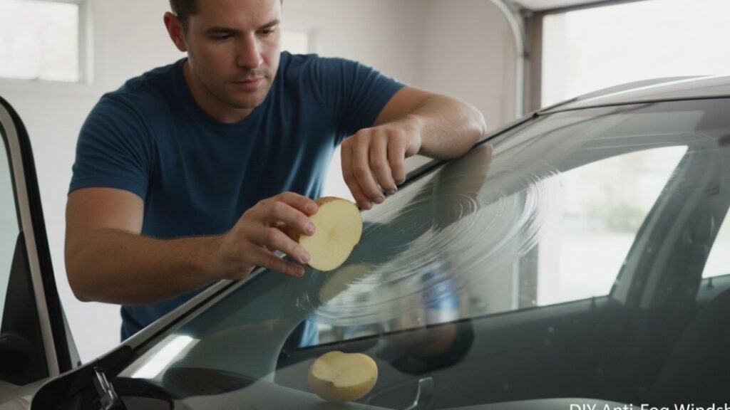 Como acabar com os vidros embaçados do carro utilizando uma batata