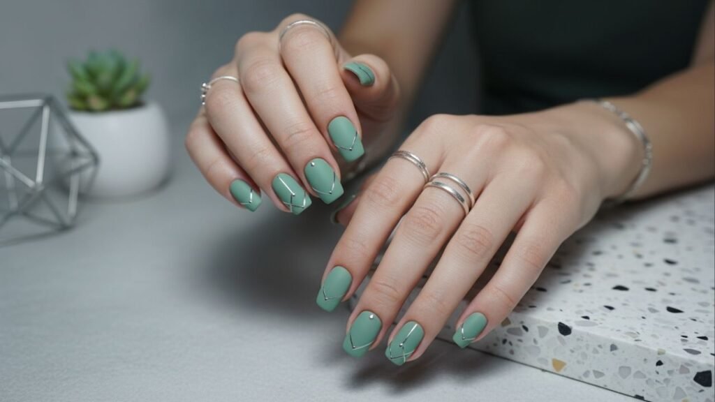 Unha com traço lateral minimalista domina o Pinterest e conquista o mundo da beleza