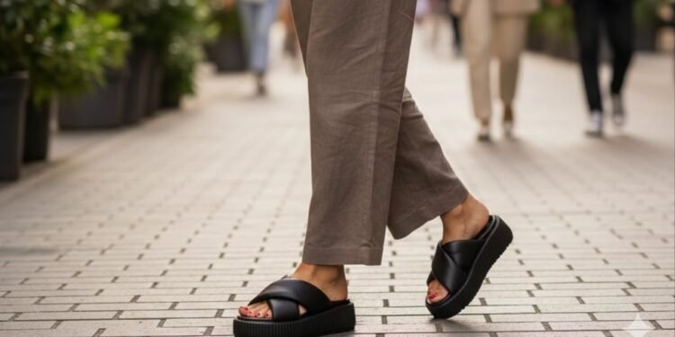 A sandália que marcou os anos 2000 voltou repaginada e tá nos pés das mulheres mais elegantes