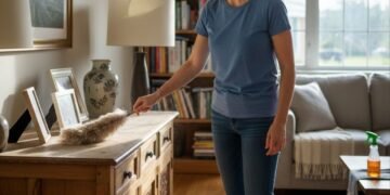 O truque que reduz a poeira nos móveis com uma simples mistura caseira