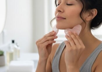 Essa massagem suaviza o inchaço e deixa o rosto mais leve e firme sem esforço